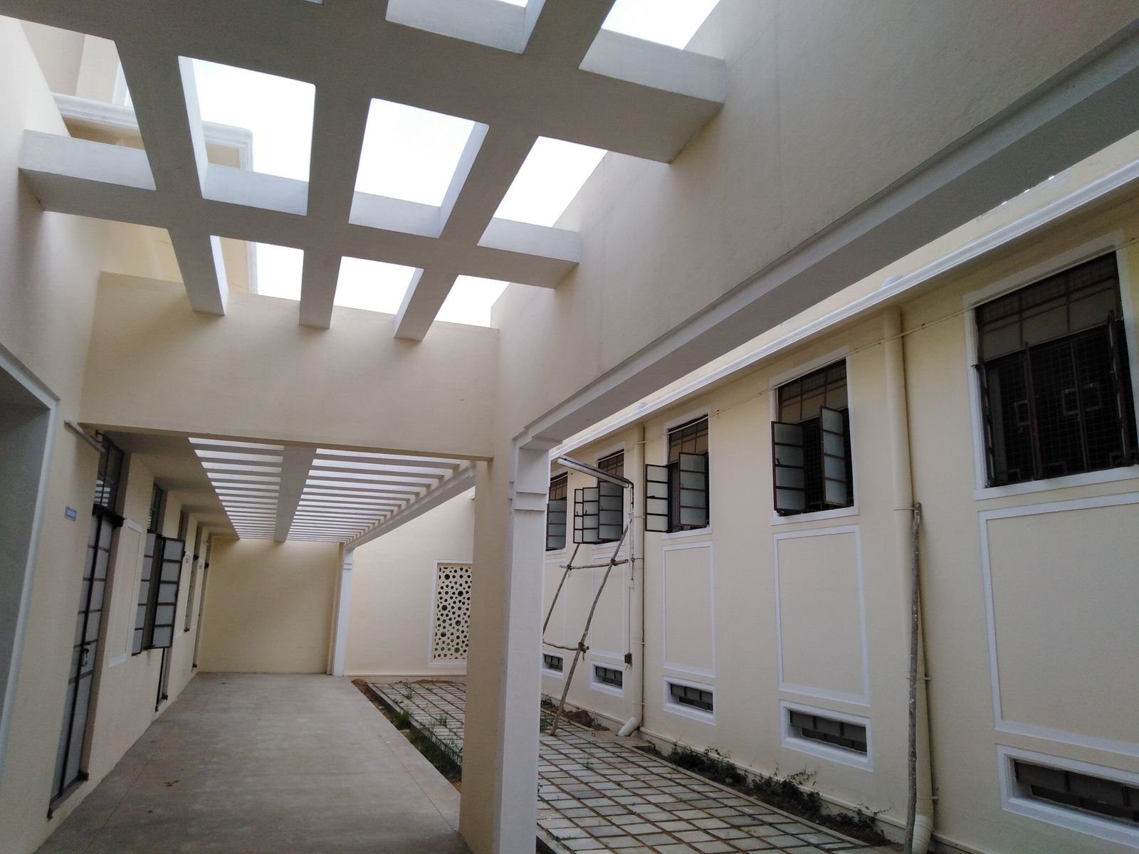 Thiagarajar College of Engineering M.Arch Building - exterior with decorative jali work